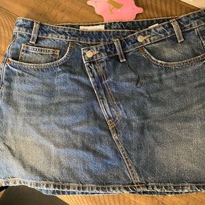 Zara Indigo Denim Trousers